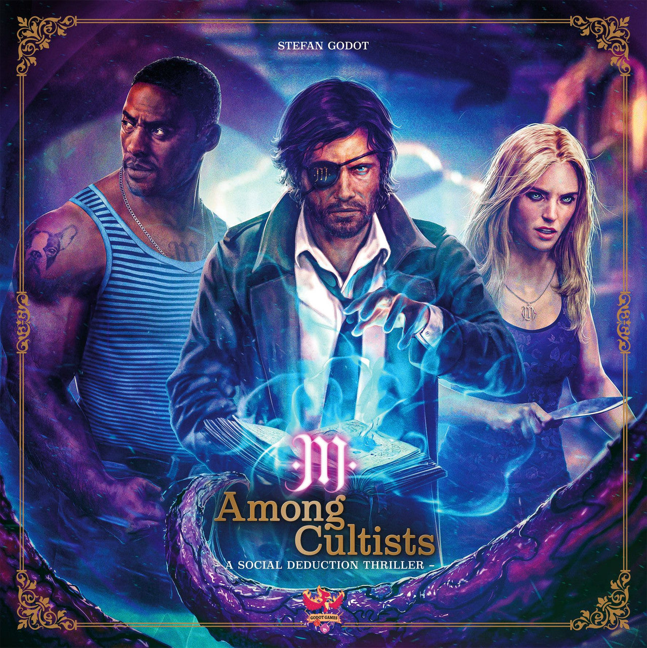 Among Cultists Board Game Box Cover