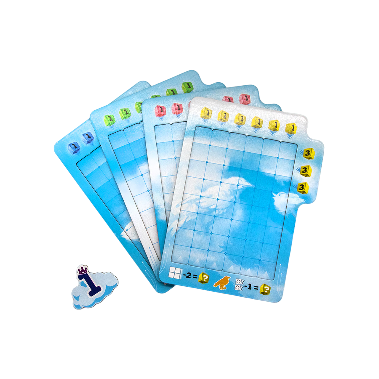 Balloon Pop Board Game Player Boards