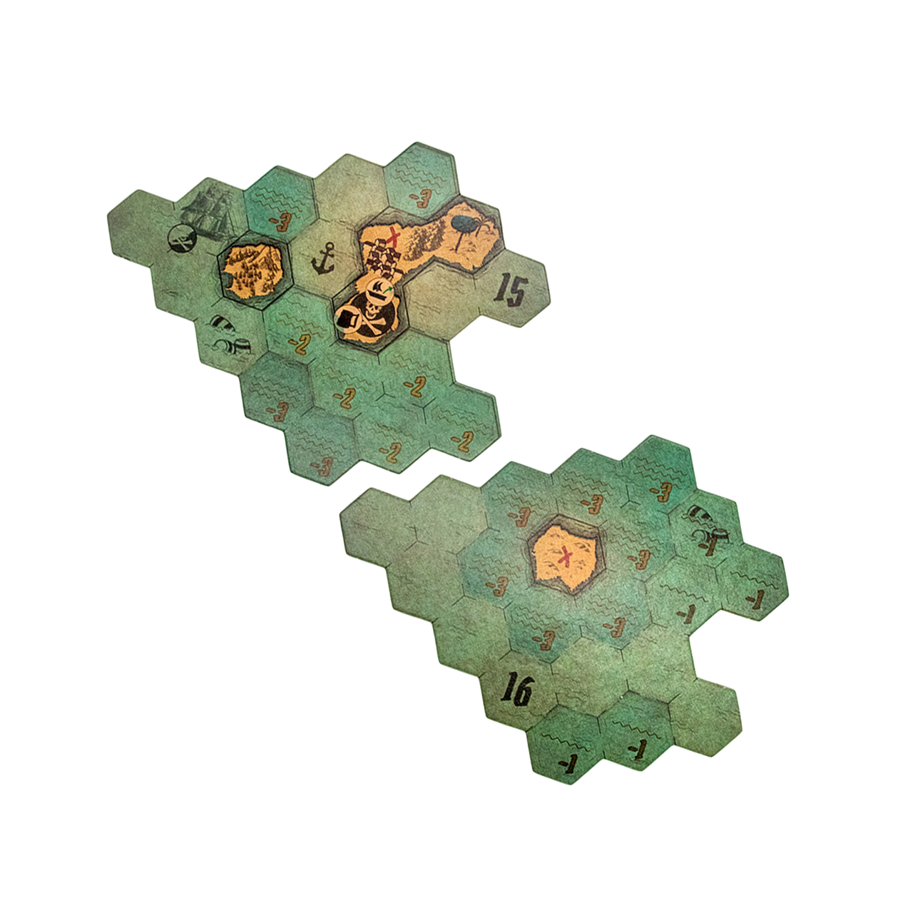 Captain's Log Board Game Sea Map Tiles
