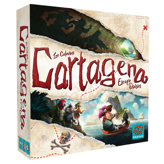 Cartagena: Escape Diaries Board Game Box Front