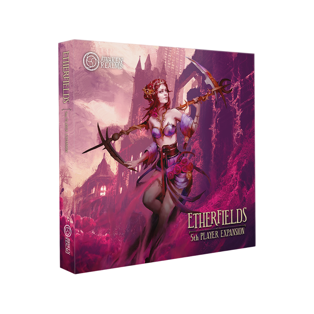 Etherfields: Fifth Player Fantasy Board Game Expansion Box Front