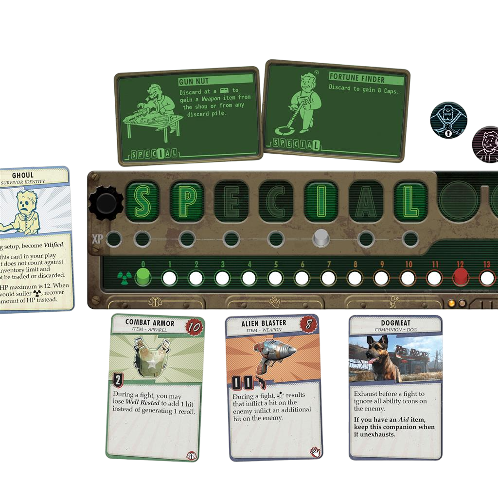 Fallout: The Board Game Player Board