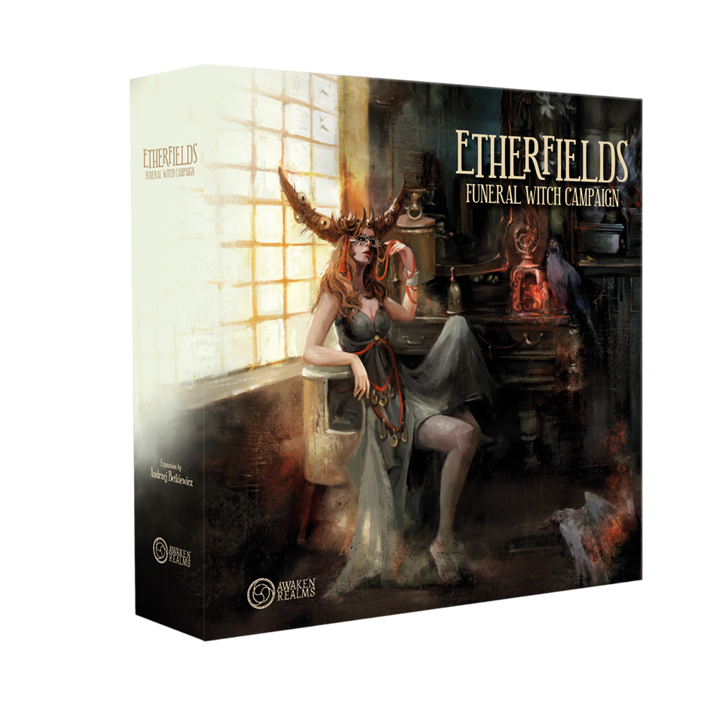 Etherfields: Funeral Witch Campaign Fantasy Board Game Expansion Box Front