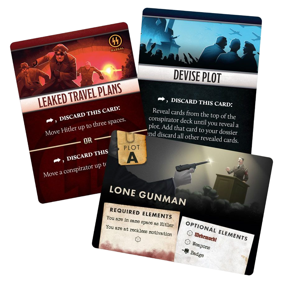 Black Orchestra Board Game Cards