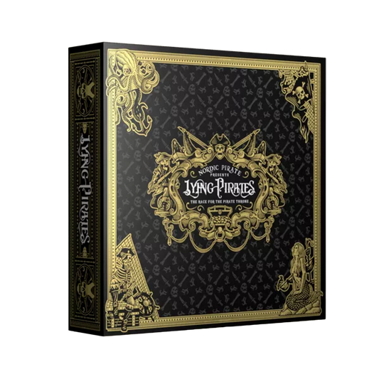Lying Pirates: The Race for the Pirate Throne - Deluxe Edition strategy board game box cover front