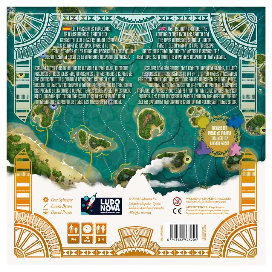 Polynesia board game box back