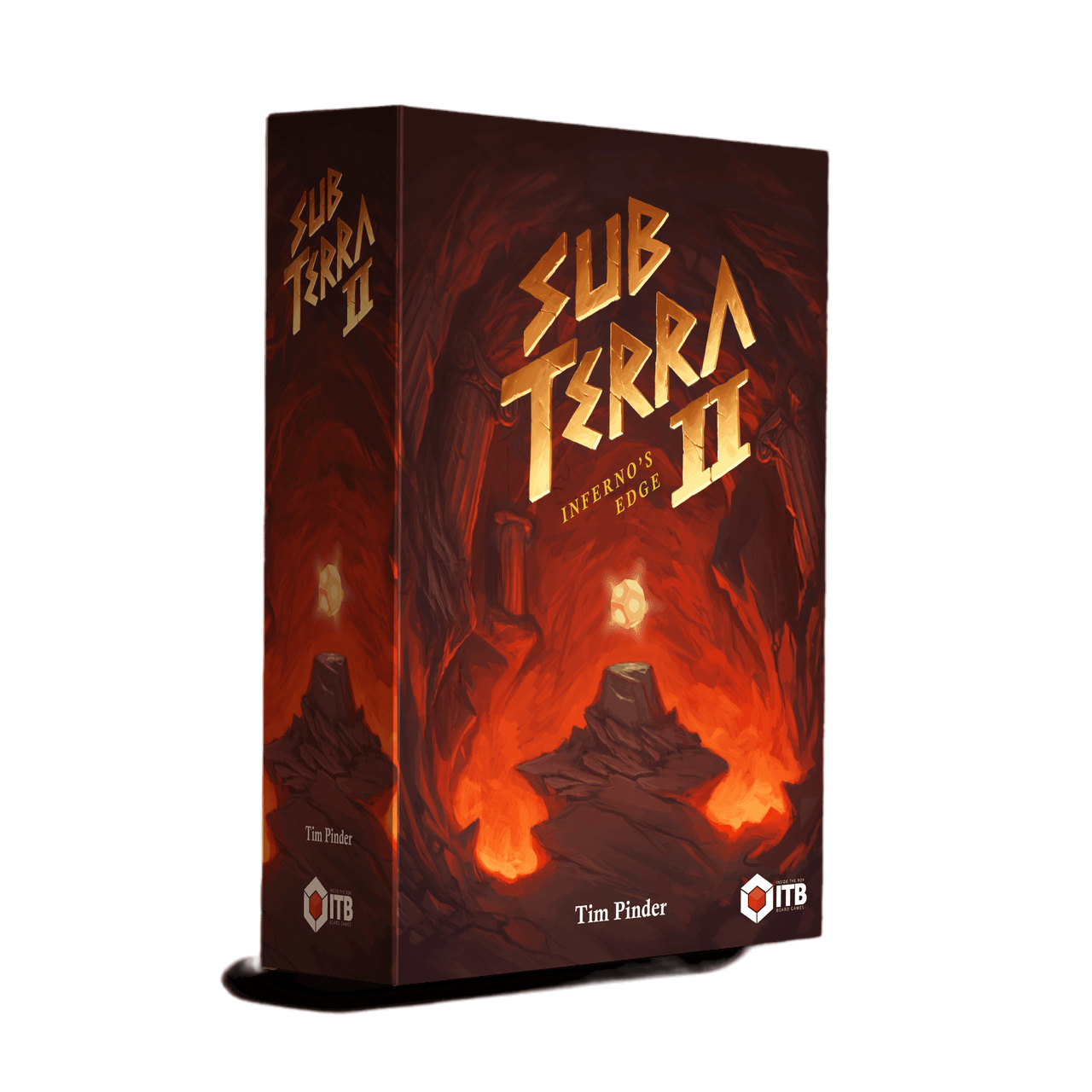 Sub Terra II: Inferno's Edge strategy board game box front