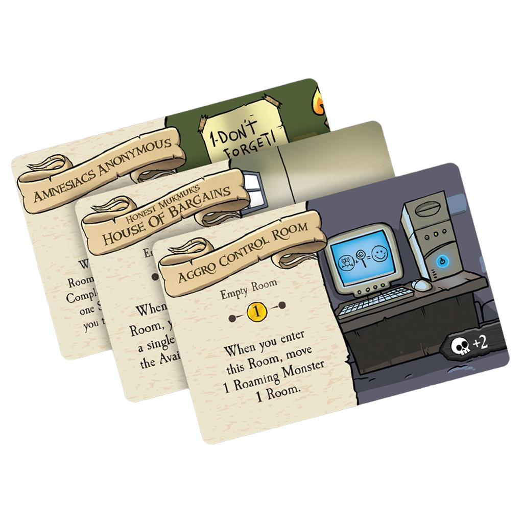 Munchkin Dungeon side quest crawling funny board game room cards