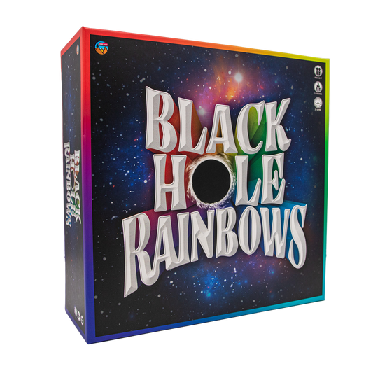 Black Hole Rainbows Board Game Box Front
