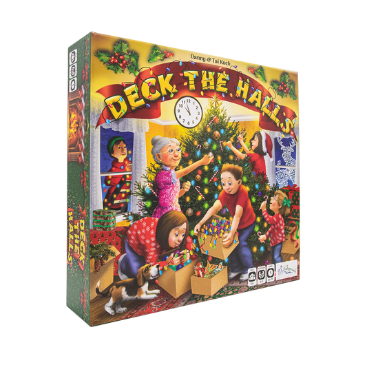 Deck The Halls Family Board Game Box Front