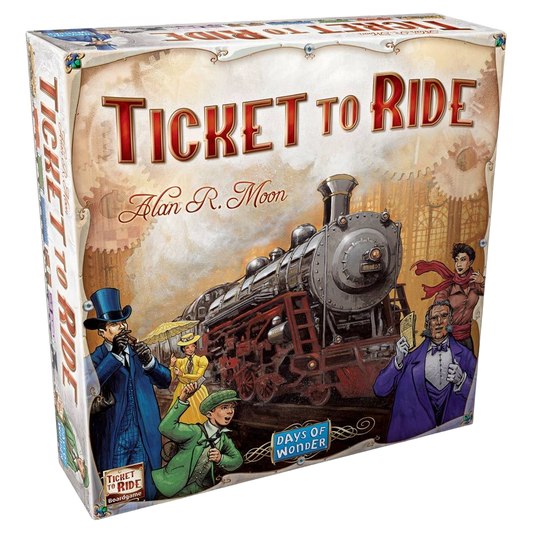 Ticket to Ride family strategy board game box front