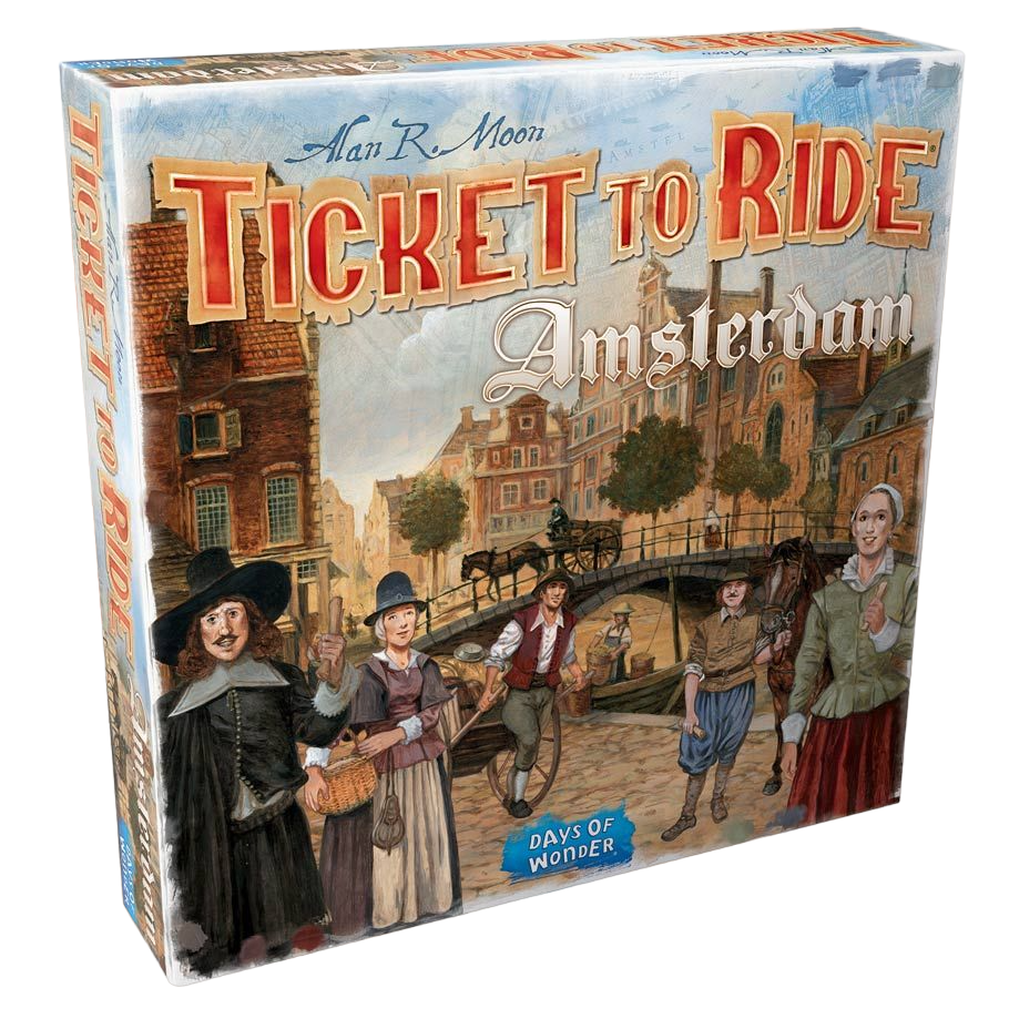 Ticket to Ride: Amsterdam family strategy board game expansion box front