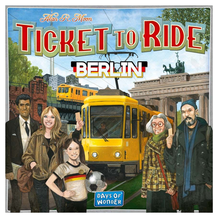 Ticket to Ride: Berlin family strategy board game box front