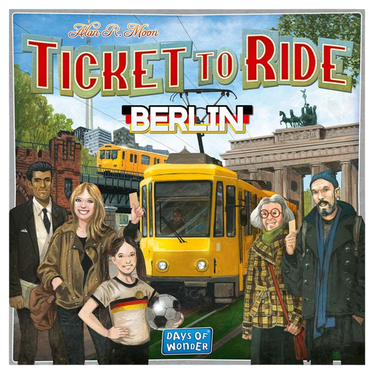 Ticket to Ride: Berlin family strategy board game box front