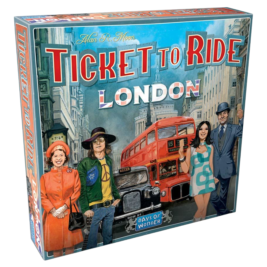 Ticket to Ride: London family strategy board game box front