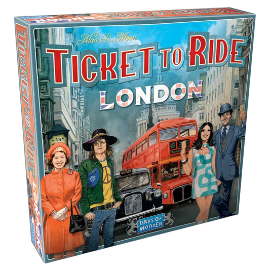 Ticket to Ride: London family strategy board game box front