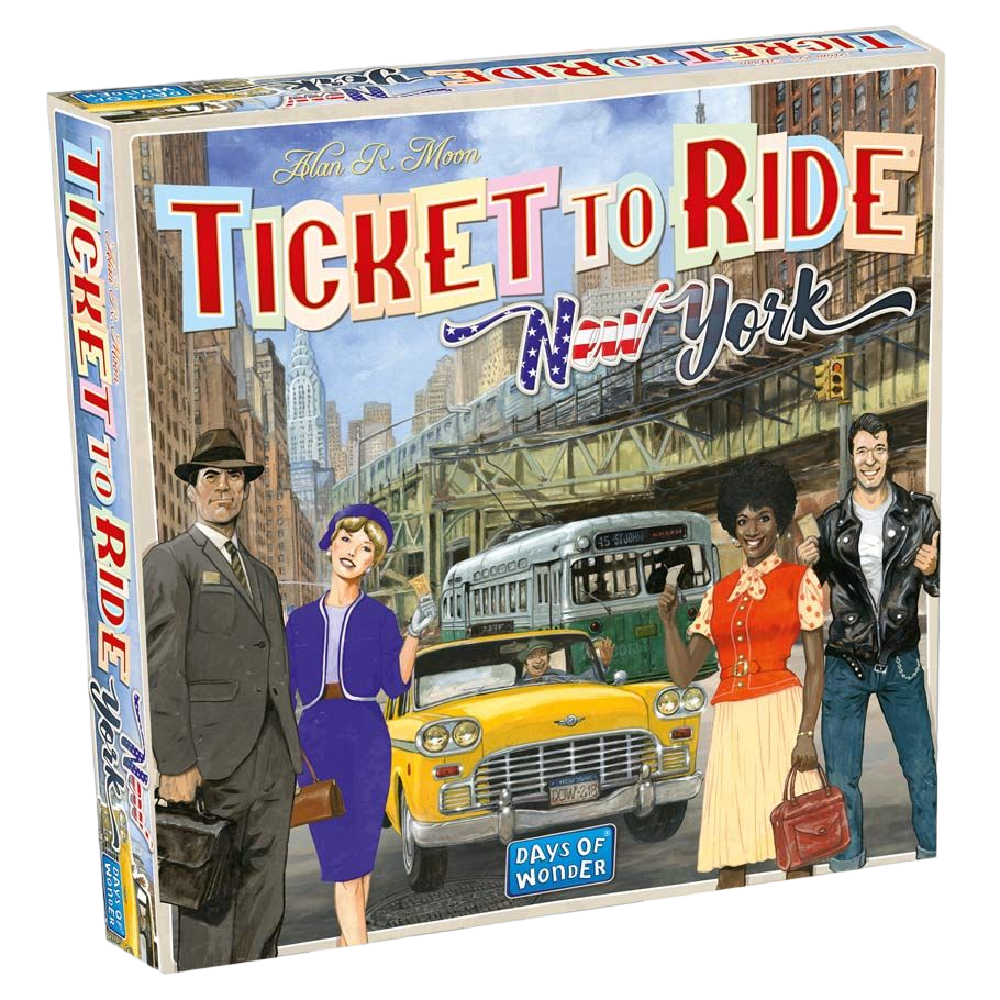 Ticket to Ride: New York family strategy board game box front