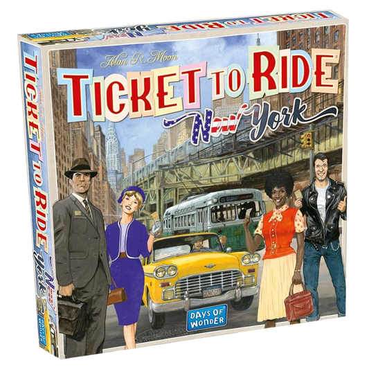 Ticket to Ride: New York family strategy board game box front