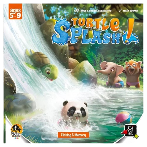 Turtle Splash childrens family memory board game box cover