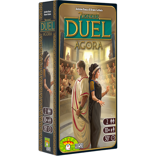 7 Wonders: Duel - Agora Board Game Expansion Front Left