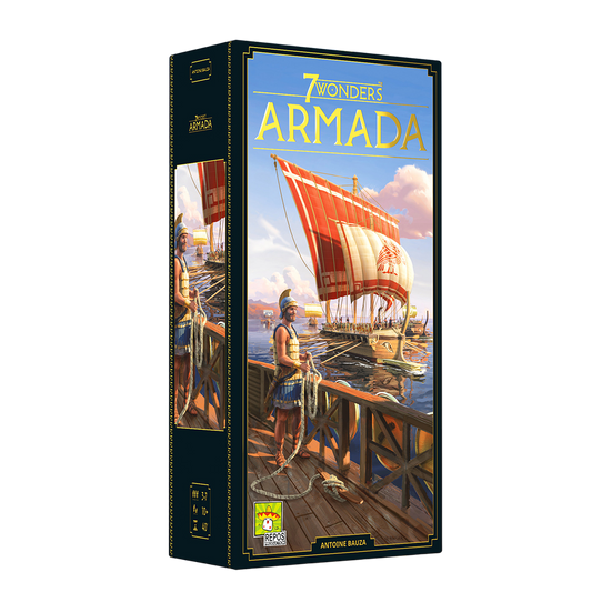 7 Wonders: Armada Expansion Box Left