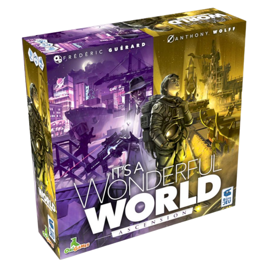 It's a Wonderful World: Corruption & Ascension strategy board game expansion box cover front