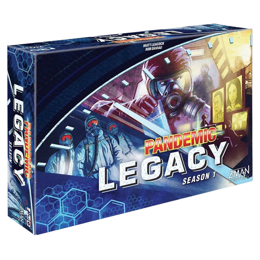 Pandemic: Legacy Season 1 blue cooperative sickness board game box front