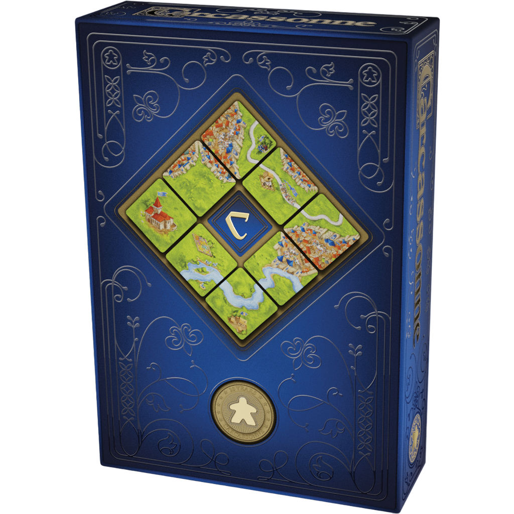Carcassonne 20th Anniversary Edition Board Game Box Back