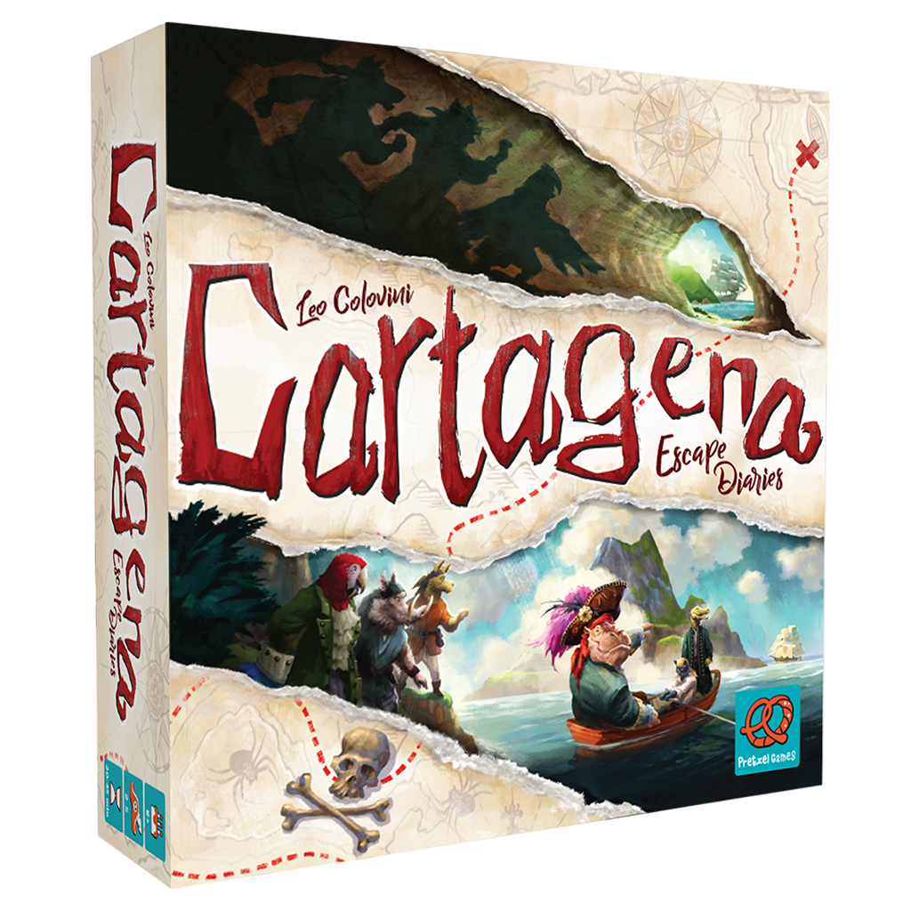 Cartagena: Escape Diaries Board Game Box Front