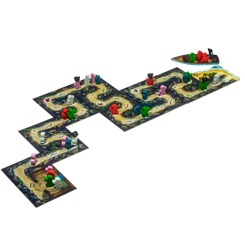 Cartagena: Escape Diaries Board Game Play Set Up