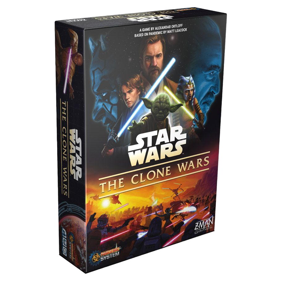 Star Wars: The Clone Wars – A Pandemic System galactic battle board game box front