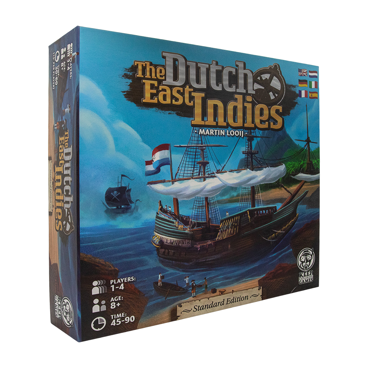 The Dutch East Indies adventure strategy board game box front