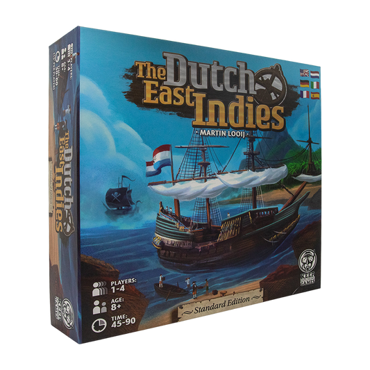 The Dutch East Indies adventure strategy board game box front