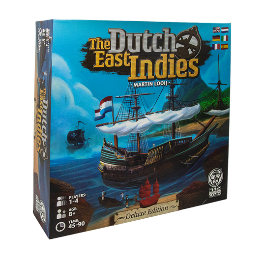 The Dutch East Indies: Deluxe Edition adventure strategy board game box front