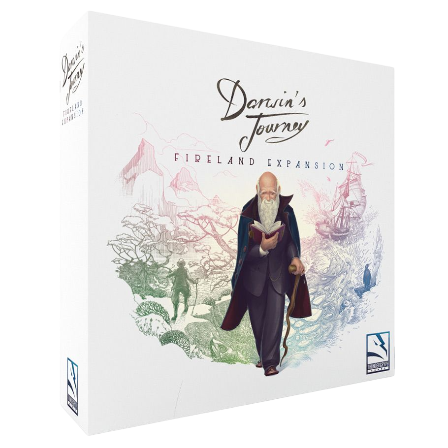 Darwin's Journey: Fireland Board Game Expansion Box Front