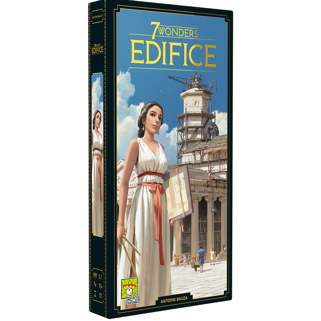 7 Wonders: Edifice Board Game Expansion Box