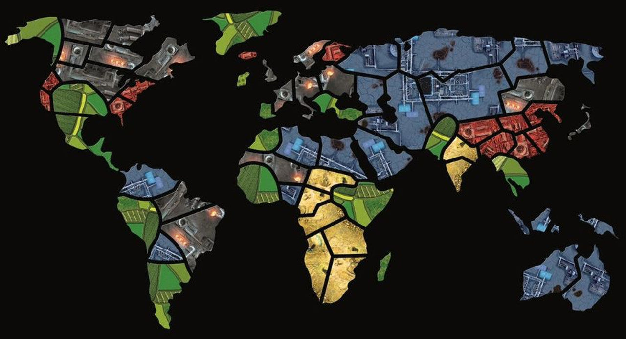 Elite Strategy Board Game Map