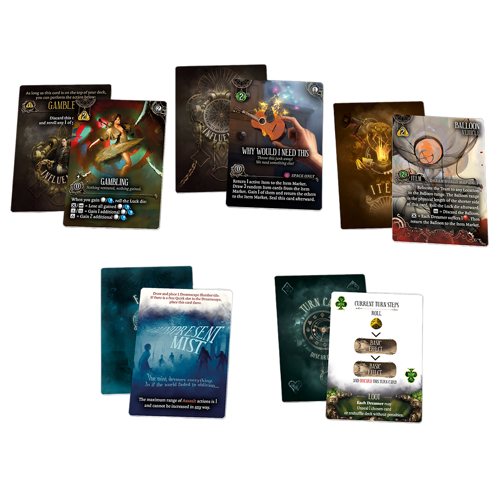 Etherfields Fantasy Board Game Cards