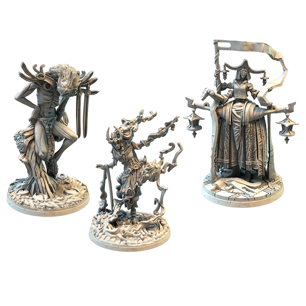 Etherfields: Alternative Creatures of Etherfields Fantasy Board Game Expansion Miniatures