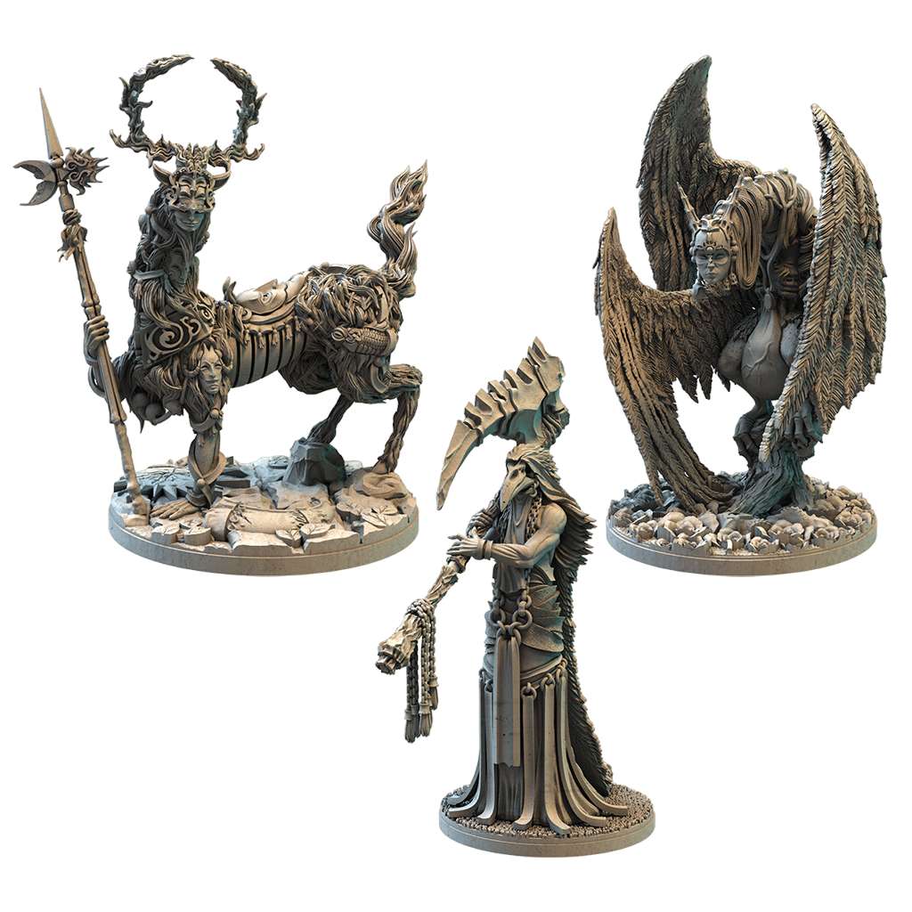 Etherfields: Creatures of Etherfields  Fantasy Board Game Expansion more Miniatures