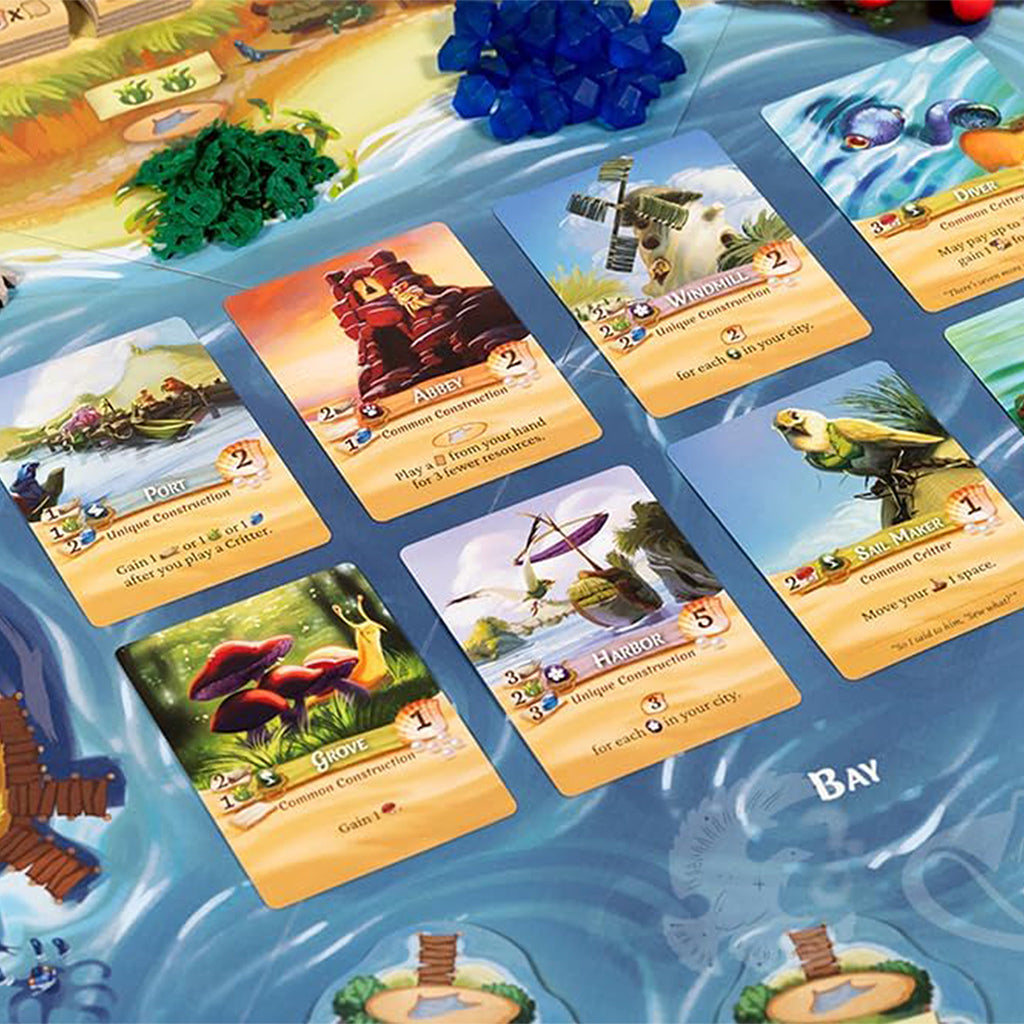 Everdell: Farshore  Family Strategy Board Game Cards in Play