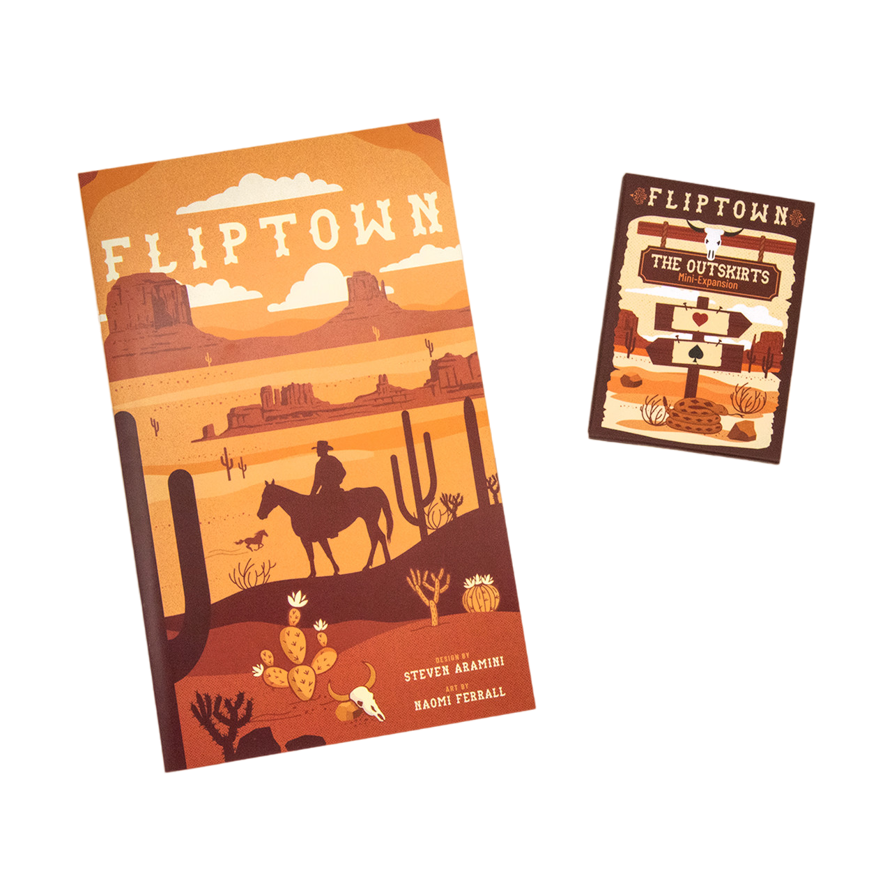 Fliptown flip and write card game Manual and mini expansion