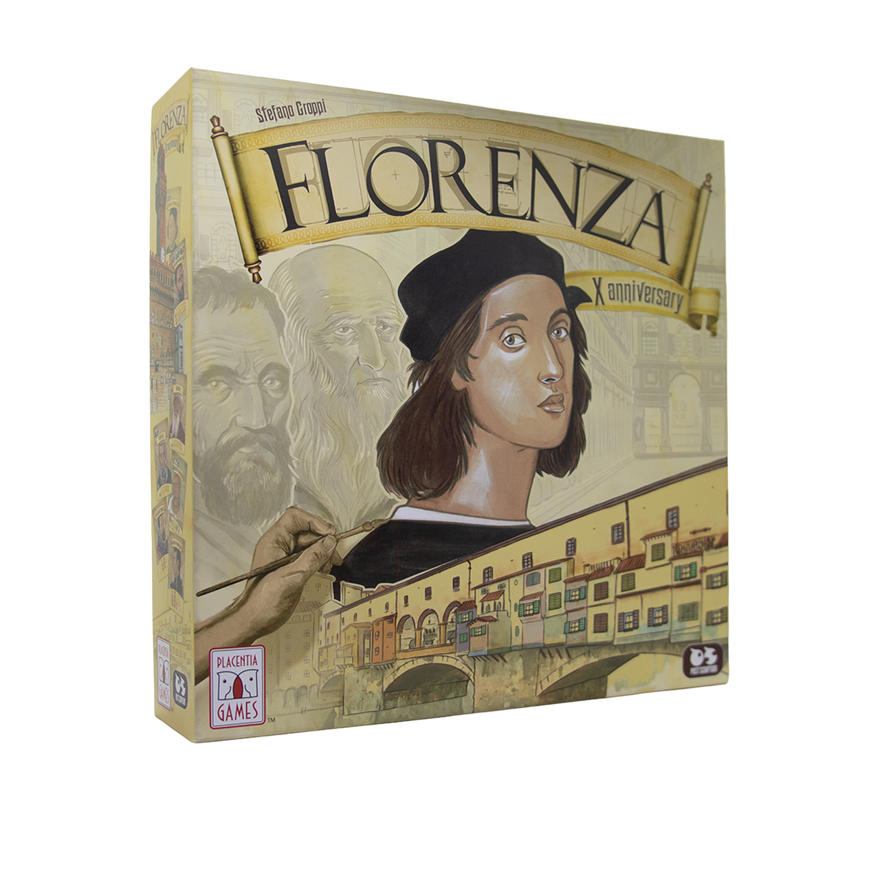 Florenza Renaissance period worker placement x anniversay edition board game box cover