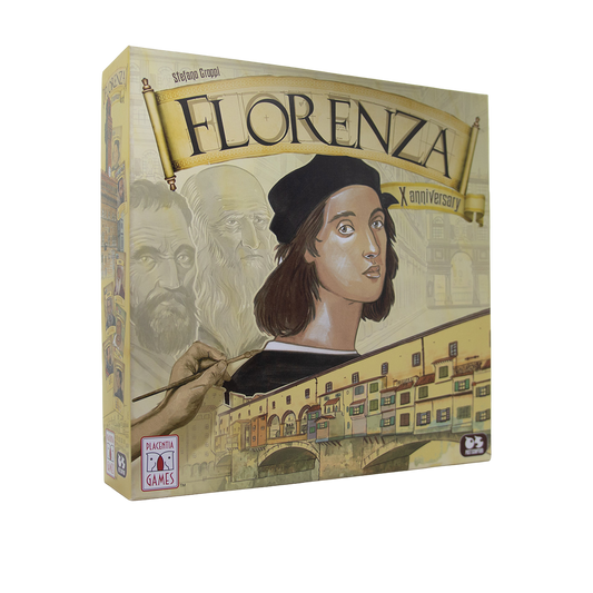 Florenza Renaissance period worker placement x anniversay edition board game box cover