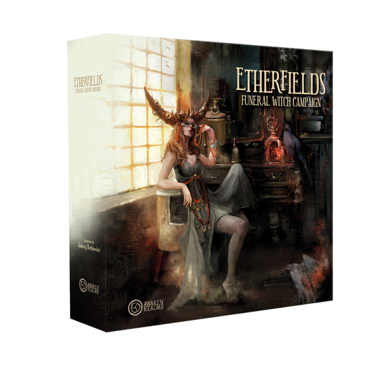 Etherfields: Funeral Witch Campaign  Fantasy Board Game Expansion Box Front