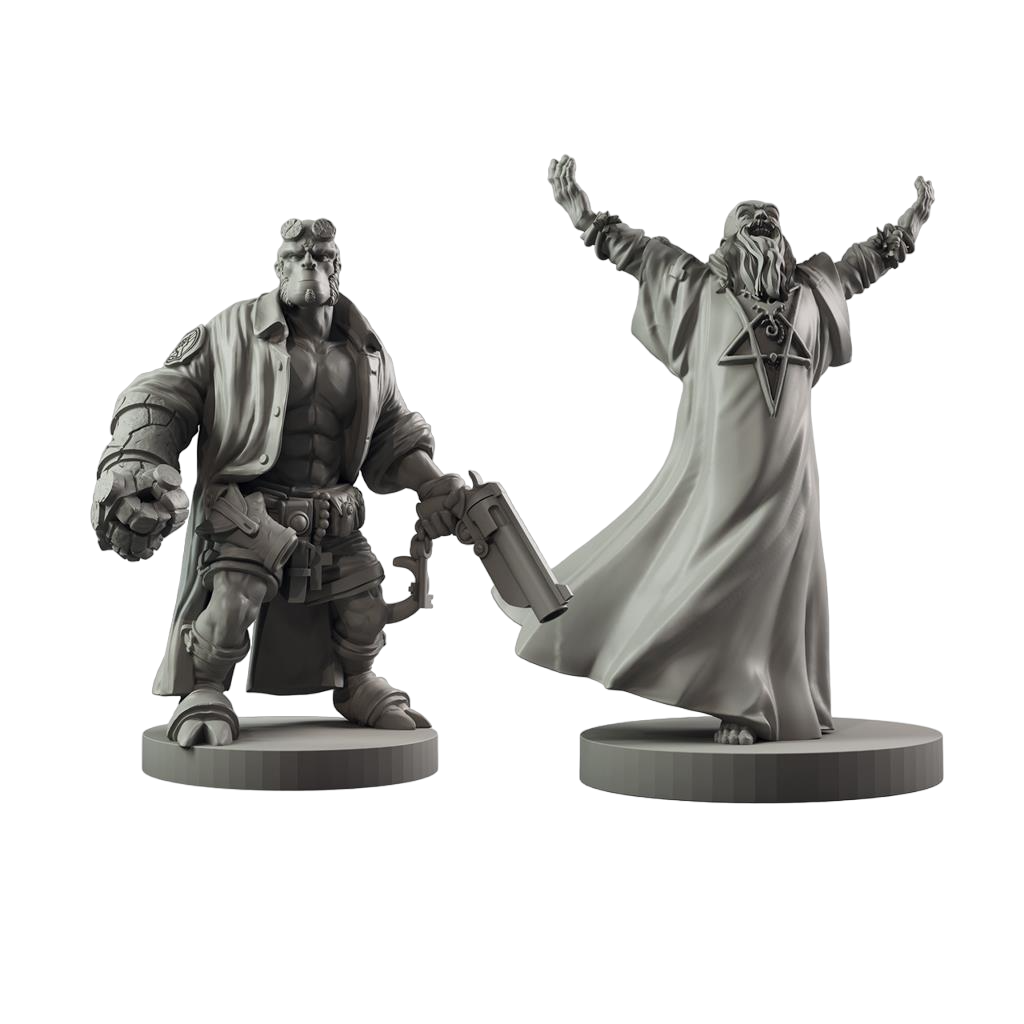 Hellboy: The Board Game strategy character Miniatures