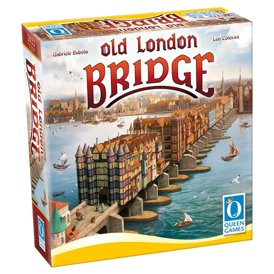 Old London Bridge builder board game box cover front