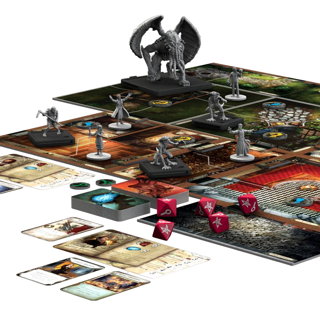 Mansions of Madness Second Edition cooperative app driven mystery board game play set up