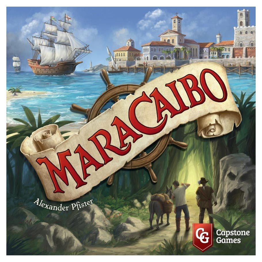 Maracaibo pirate adventure board game box cover front