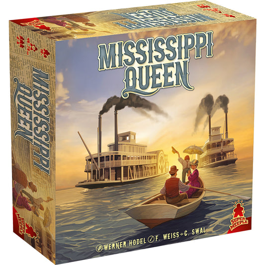 Mississippi Queen strategy board game box front 